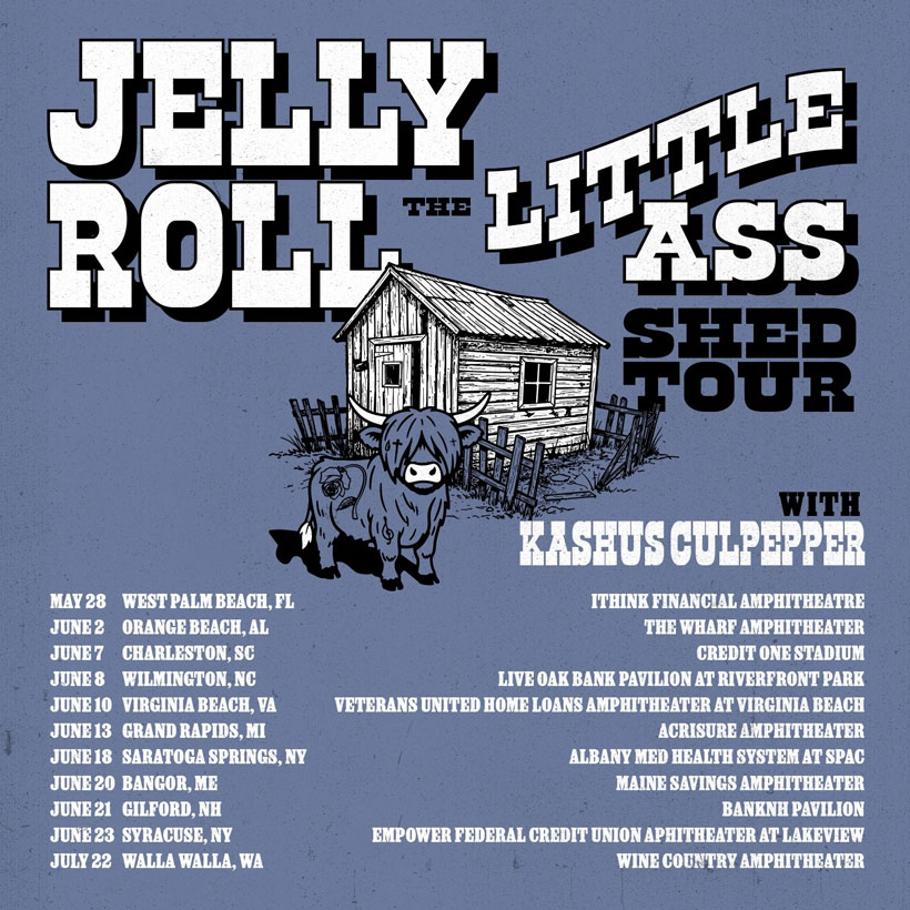 Jelly Roll Announces The Little Ass Shed Tour
