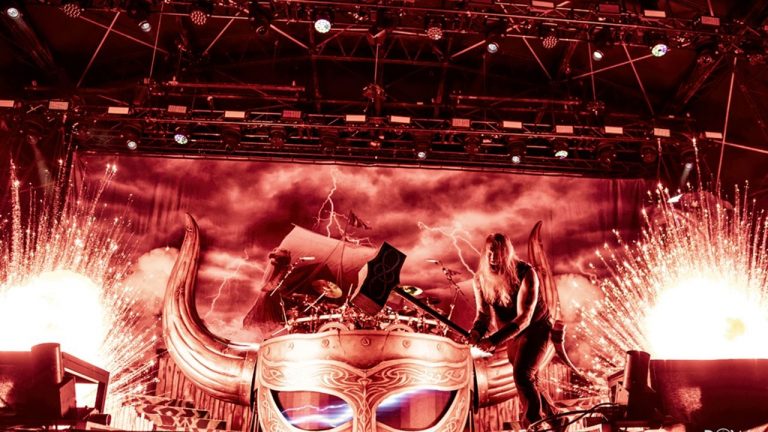 “We have been talking about a Thor’s hammer that shoots fire or flashes.” Viking metal’s biggest band are taking cues from Iron Maiden for their next album