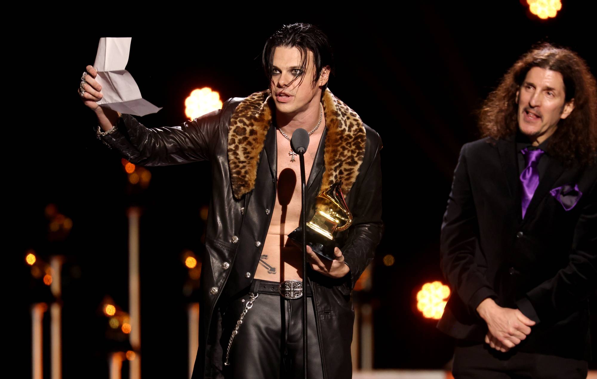 Watch Yungblud dedicate his first ever Grammy to Ozzy Osbourne: “God bless rock music, and god bless fucking Ozzy Osbourne!” 