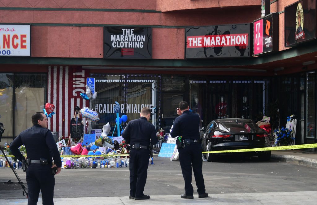 Marathon Burger Opening In Long Beach Marred By Gunfire