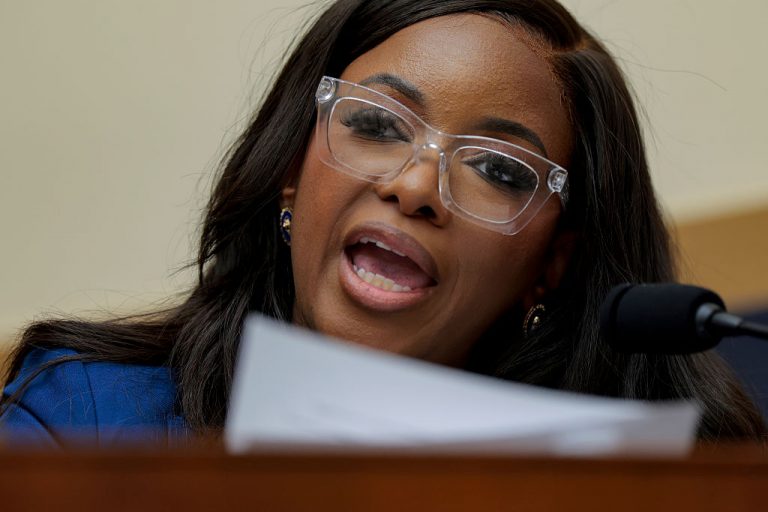 Rep. Jasmine Crockett Confronts DHS Secretary Kristi Noem, X Approves