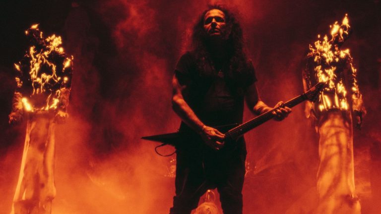 “The scene makes Hieronymus Bosch’s visions of Hell look like a nursery school”: Kreator bring demons, wicker men and the most fire this side of Parkway Drive to stunning London show