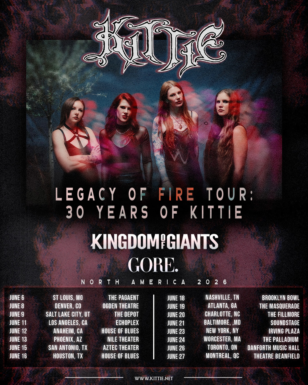 Kittie Mark Three Decades with Explosive Legacy of Fire Tour