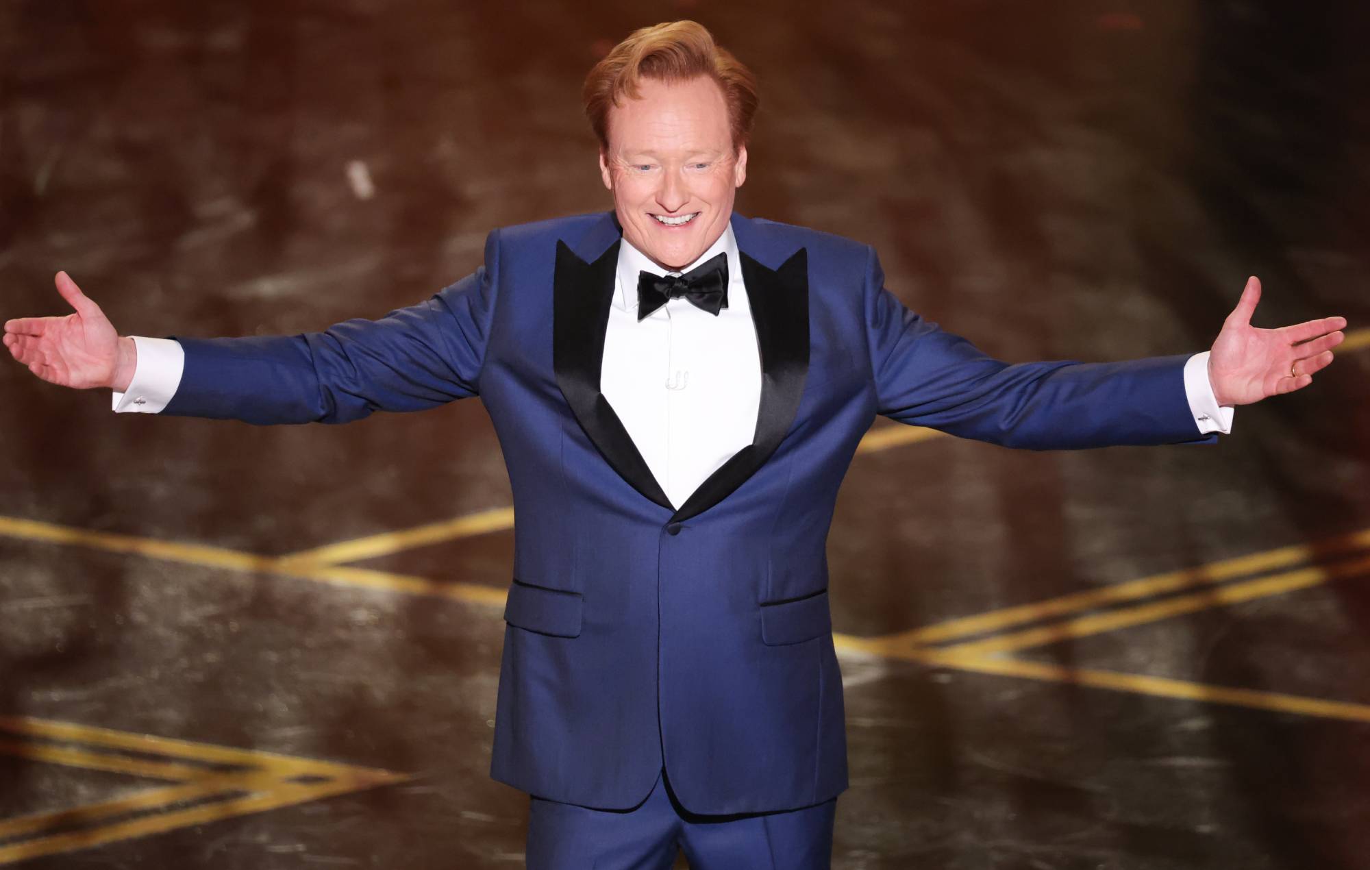 Conan O’Brien’s joke about US not arresting pedophiles draws gasps from Oscars audience
