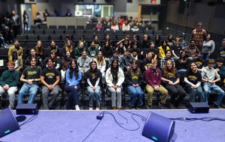 Sacha Joins Students at Westdale Secondary School for Beyond the Instrument Event