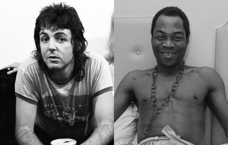 Paul McCartney on the time he “totally got blasted” on weed with Fela Kuti