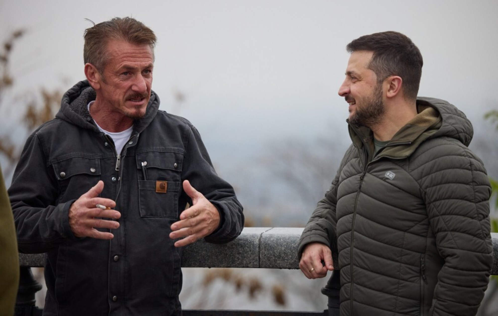 Sean Penn missed the Oscars to be with President Zelenskyy in Ukraine