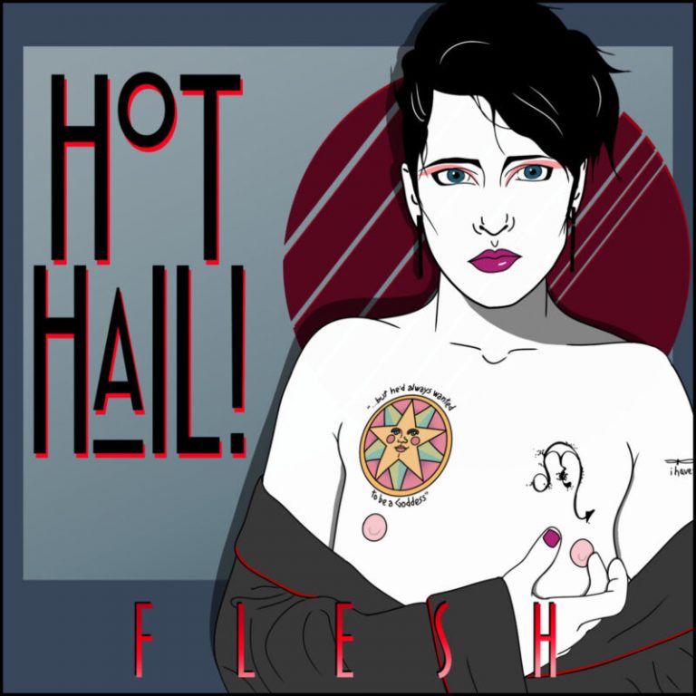 Ghosts in Your Machines — Seattle Dark Synth Pop Artist Hot HAIL! Explores Digital Stimulation With “Flesh”