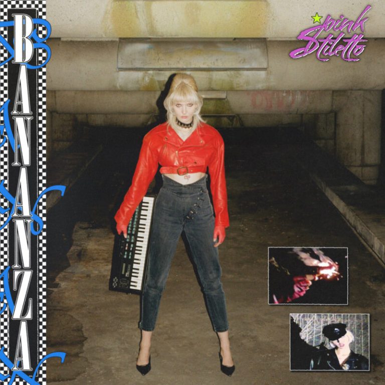 Pink Stiletto Rides Again in Video for Bonkers Retro-Synthpop Track “Bananza”