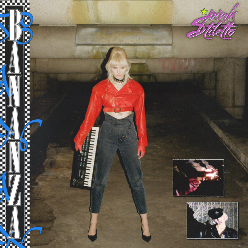 Pink Stiletto Rides Again in Video for Bonkers Retro-Synthpop Track “Bananza”