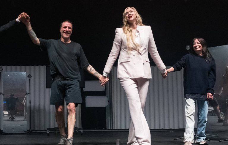 Watch Sleaford Mods perform with Orbital, Gwendoline Christie, Life Without Buildings’ Sue Tompkins and more at London Brixton Academy show