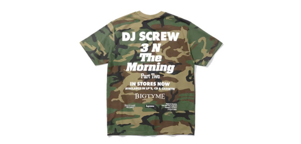 Supreme Pays Tribute To DJ Screw With Spring 2026 Collection