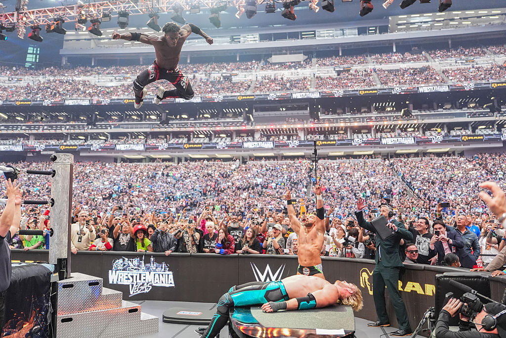 IShowSpeed Steals Spotlight At WrestleMania 42, Puts Logan Paul Through A Table
