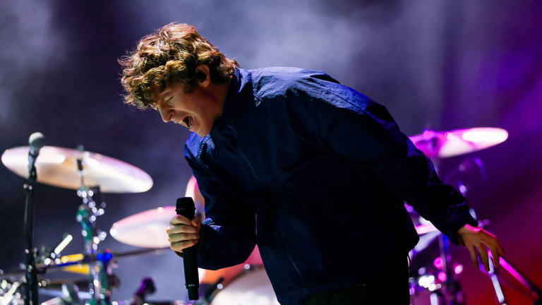 Turnstile open Coachella set with video of singer Brendan Yates’ father who is recovering from alleged attempted murder attack by band’s former guitarist Brady Ebert