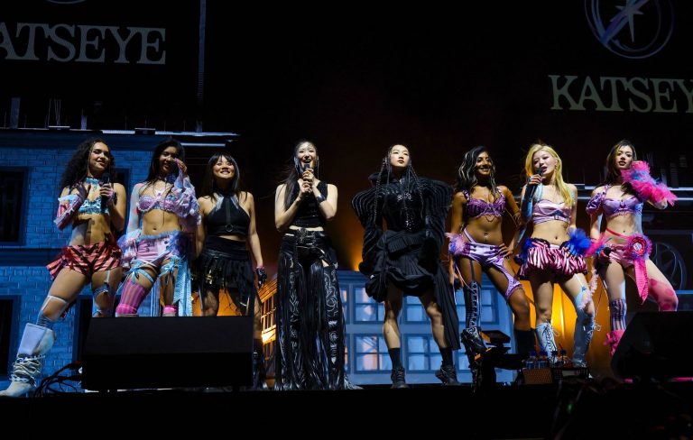 ‘KPop Demon Hunters’ stars perform ‘Golden’ with KATSEYE at Coachella 2026