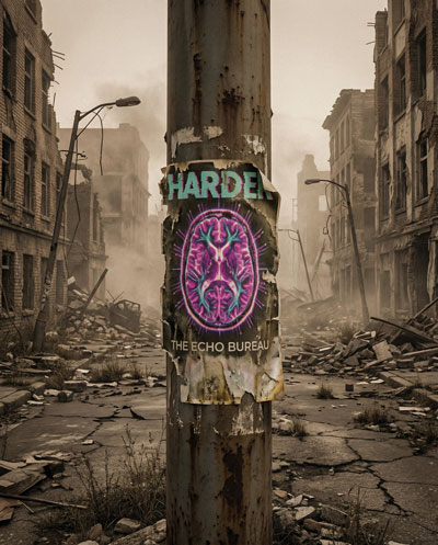 Synth-Pop Duo THE ECHO BUREAU Returns with “HARDER,” A High-Octane Anthem for Human Resilience in the Age of AI