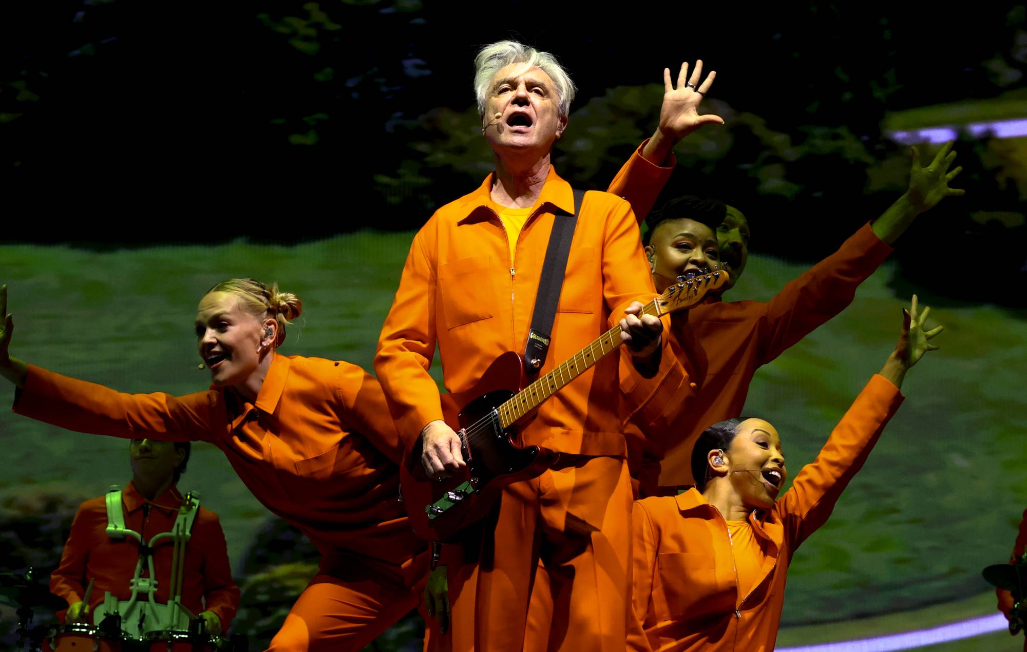 David Byrne brings out plenty of Talking Heads classics at theatrical Coachella 2026 set