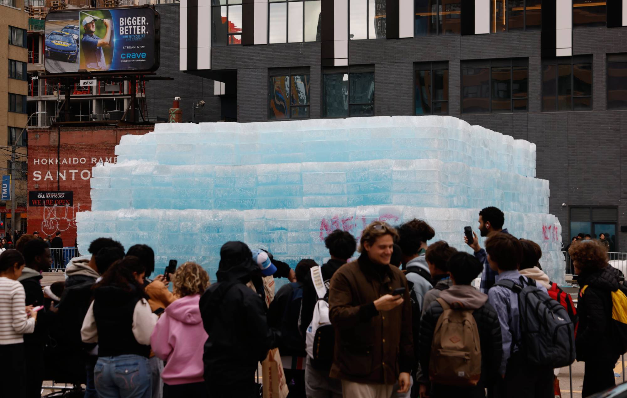 Drake hides ‘Iceman’ release date in block of ice, fans attack it with pickaxes, police intervene