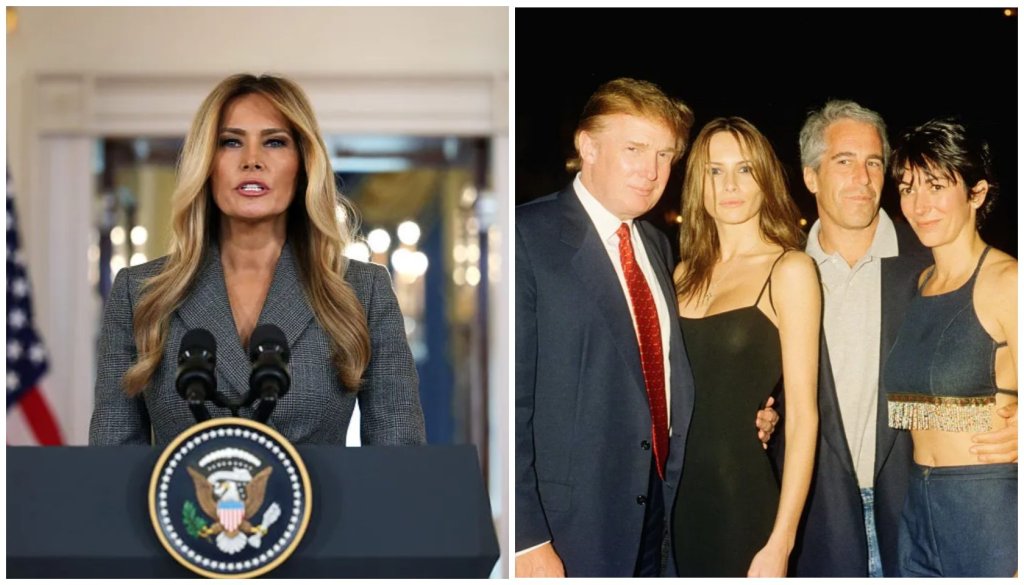 Melania Trump’s Impromptu Epstein Denial Speech Leaves Social Media Suspicious