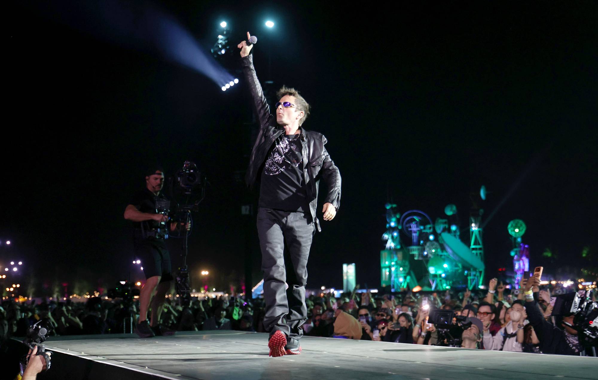 Watch Muse’s Matt Bellamy make surprise appearance during Anyma’s Coachella set
