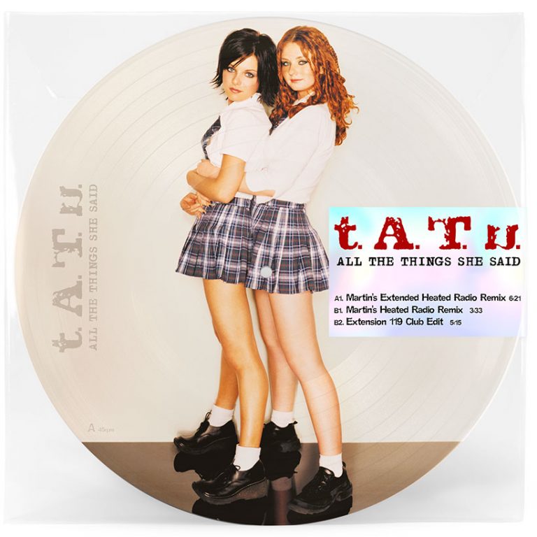 t.A.T.u.’s ‘All The Things She Said’ Arrives On Vinyl