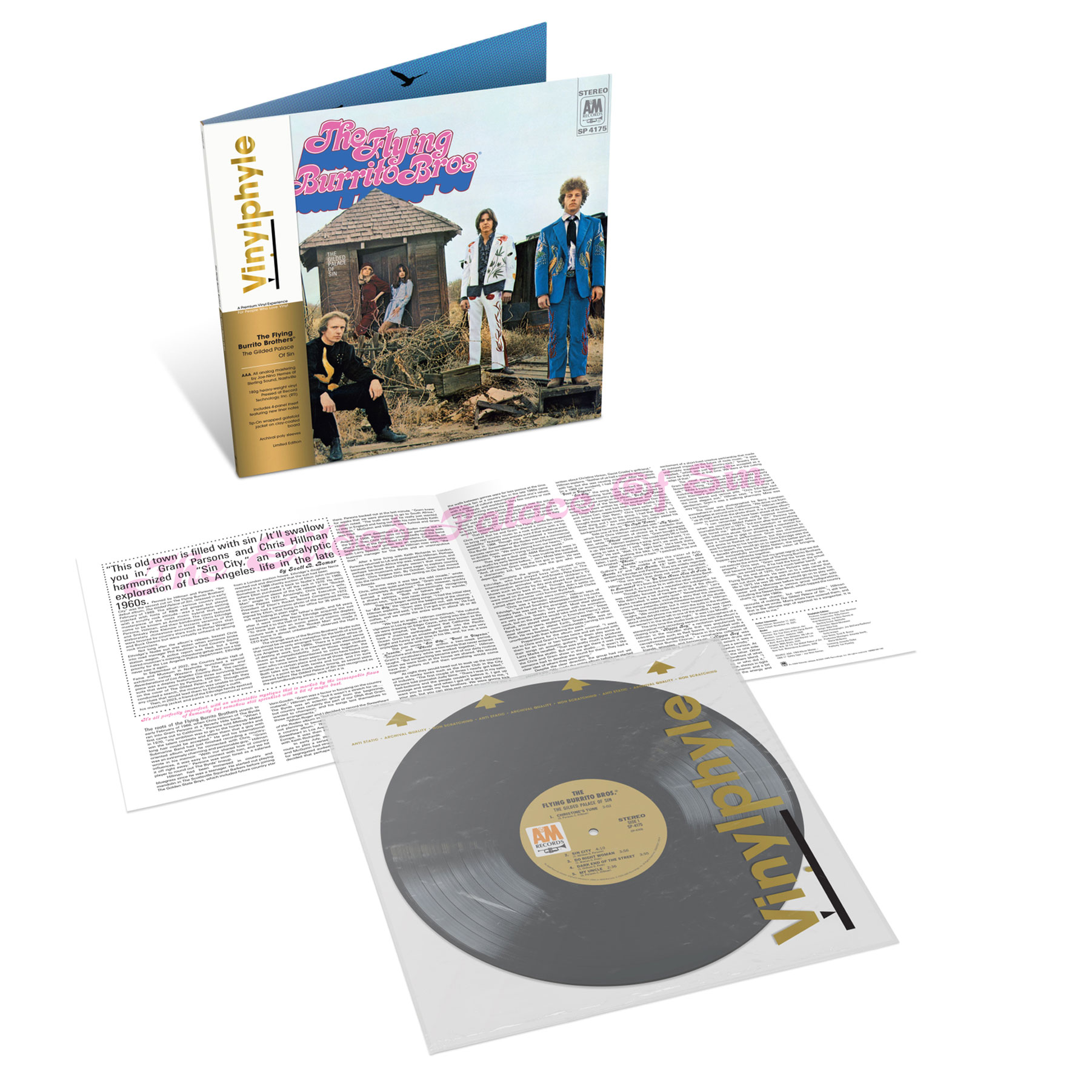 The Flying Burrito Brothers’ ‘The Gilded Palace Of Sin’ To Receive Vinylphyle Release