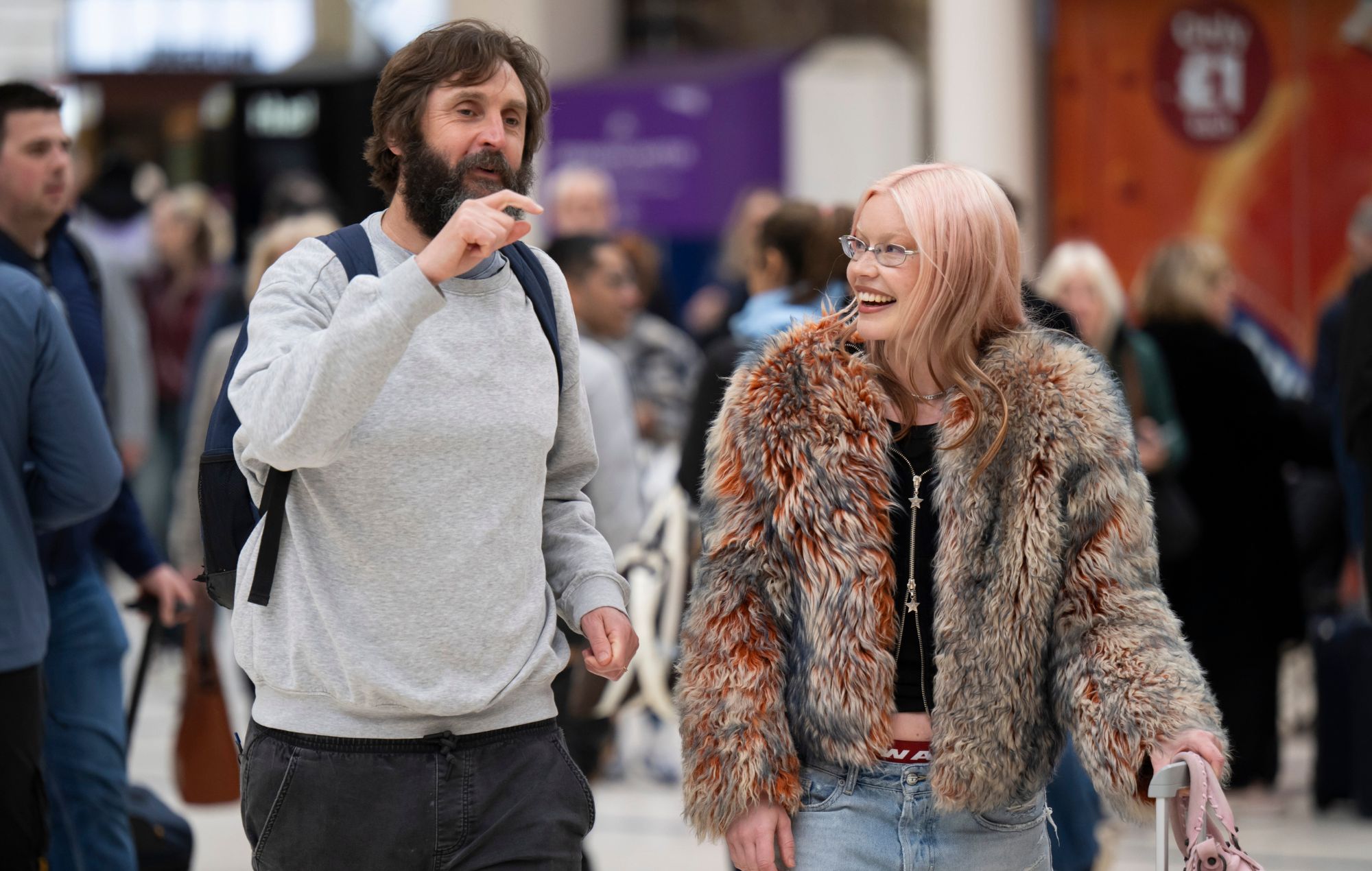 Watch Wet Leg’s Rhian Teasdale travel to Isle Of Wight with Joe Wilkinson for ‘Train-ing It’