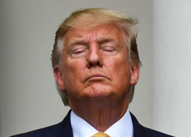 White House Says Sleepy Trump Was “Blinking”, Anyone With Vision Disagrees