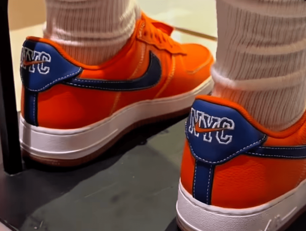 Nike Drops “Knicks” Themed Air Force 1 Following Their Sweep Of The 76ers
