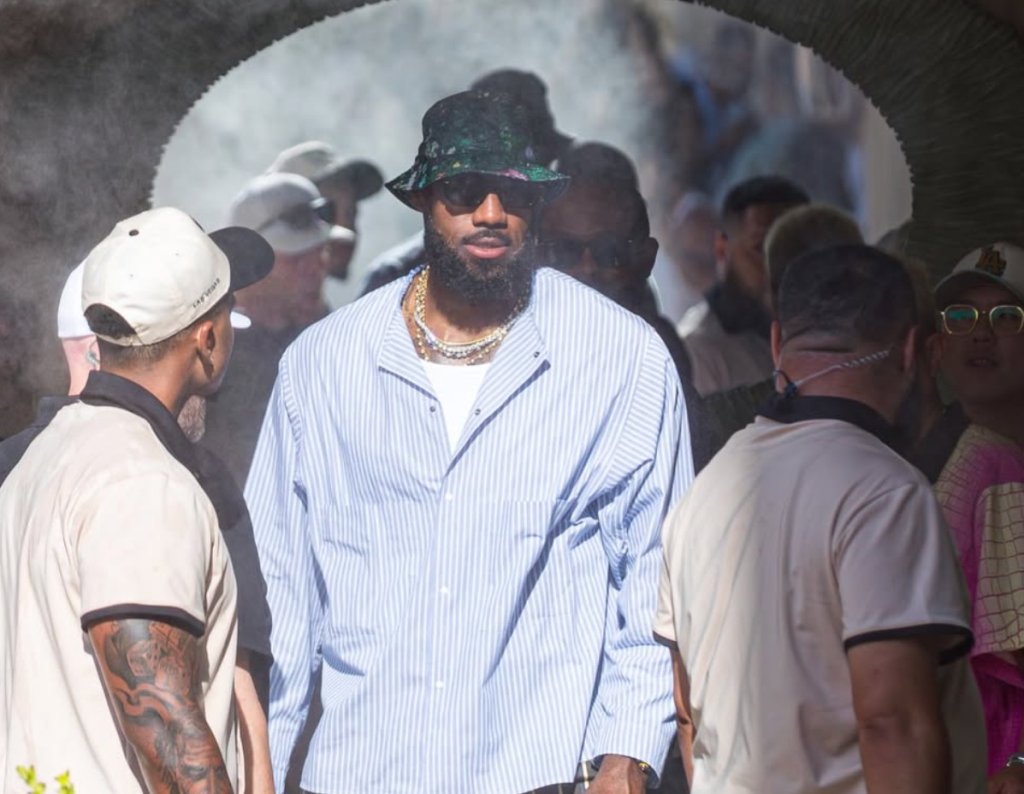 LeBron James Touches Down At OMNIA Grand Opening In Las Vegas
