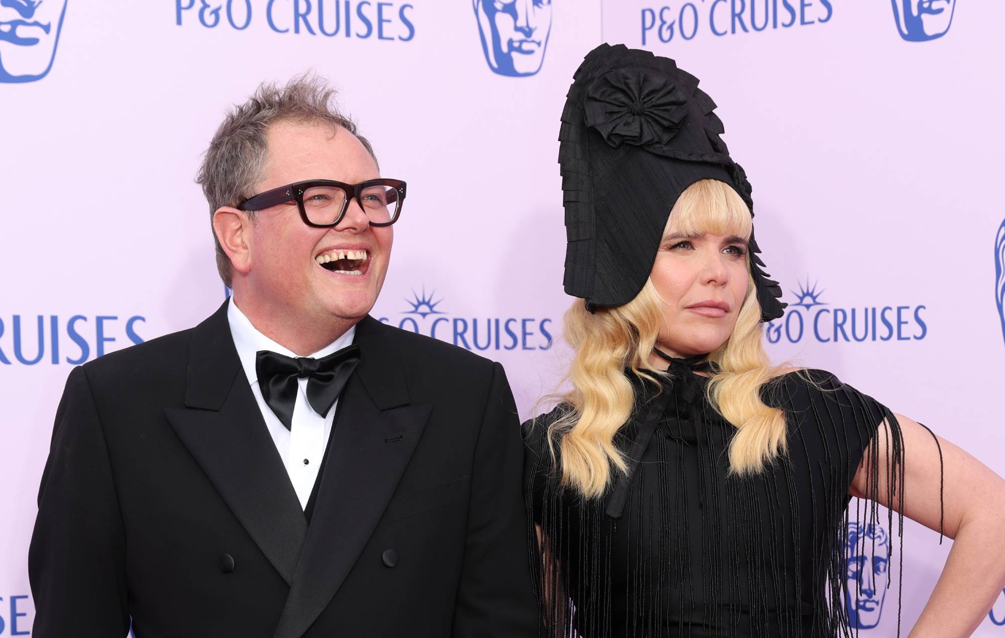 Alan Carr and Paloma Faith make up at BAFTAs following ‘Celebrity Traitors’ ‘murder’