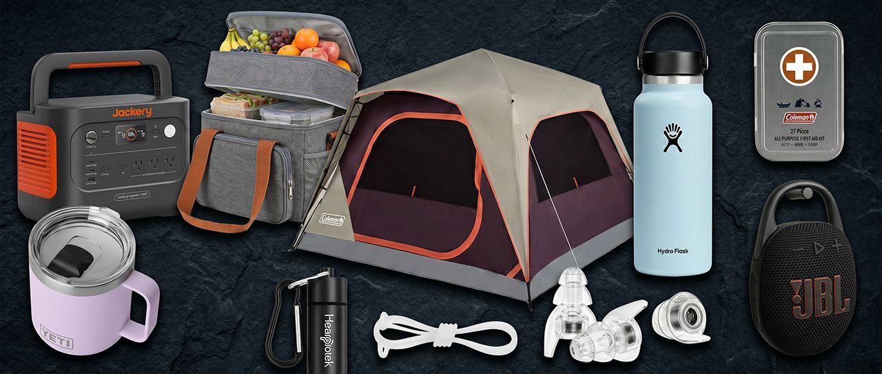 These hand-picked music festival essentials are all discounted ahead of Memorial Day – camp in style and save up to 56% on power banks, tents, earplugs, portable speakers & more