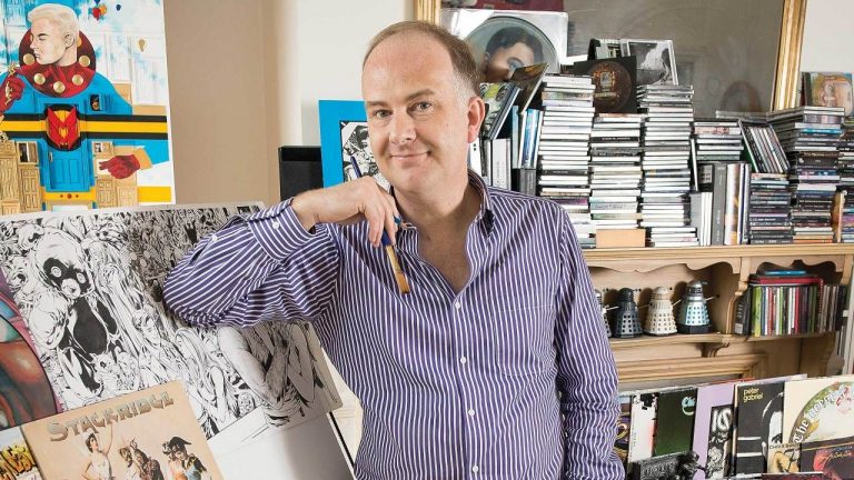 “It was quite daunting to have someone I admired so much sitting a couple of feet away all week long”: Comic artist Mark Buckingham was Peter Gabriel’s stunt double for Sledgehammer