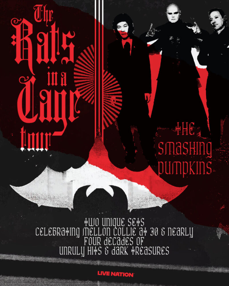 The Smashing Pumpkins Announce “The Rats In A Cage Tour” Celebrating 30 Years of “Mellon Collie and the Infinite Sadness” and More!