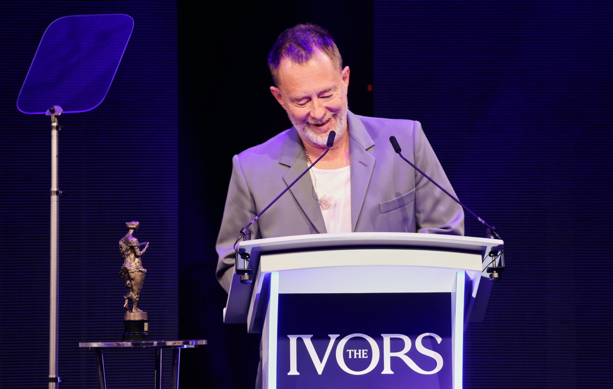 Watch Thom Yorke debut new song ‘Space Walk’ and check out his full speech calling for better artist treatment from industry at Ivor Novellos 2026
