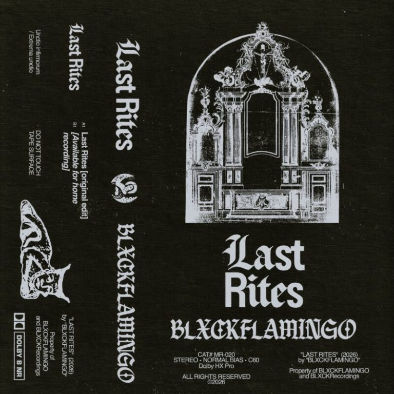 “Ritual Desire” — NJ Coldwave Duo BLXCKFLAMINGO Unveil Morbid New Single “Last Rites”