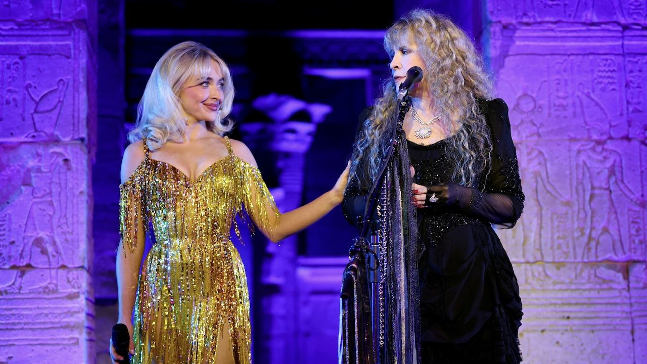 Watch Stevie Nicks and pop superstar Sabrina Carpenter duet on Fleetwood Mac’s Landslide at at the Met Gala
