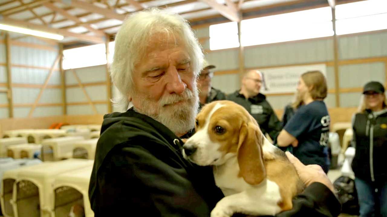 “Seeing these dogs finally get a chance at freedom and loving homes is deeply moving.” Black Sabbath’s Geezer Butler backs rescue of 1500 beagles from Wisconsin breeding facility