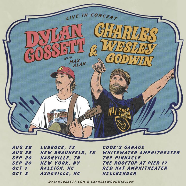 Dylan Gossett, Charles Wesley Godwin Announce 2026 Co-Headline Tour