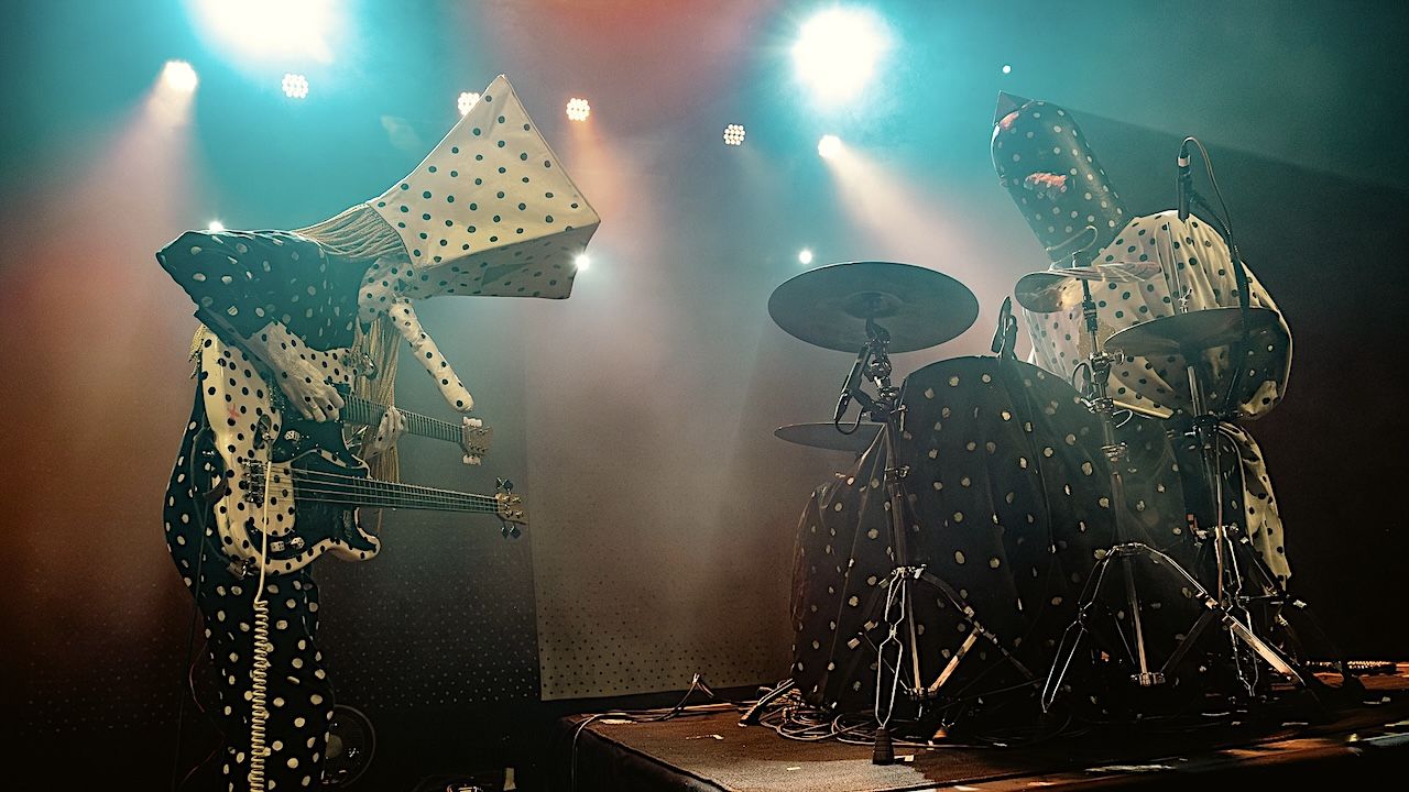 “It’s Muppets-level joie de vivre, bodies sailing over shoulders, legs flailing, hands held aloft in triangles. It’s smart. It’s funky. And it really rocks.” Viral sensations Angine de Poitrine dazzle, confuse and delight at debut London show