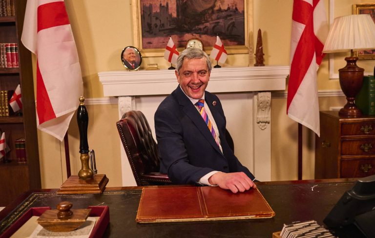Watch Peter Serafinowicz play ‘2046 Prime Minister’ Nigel Farage on ‘SNL UK’