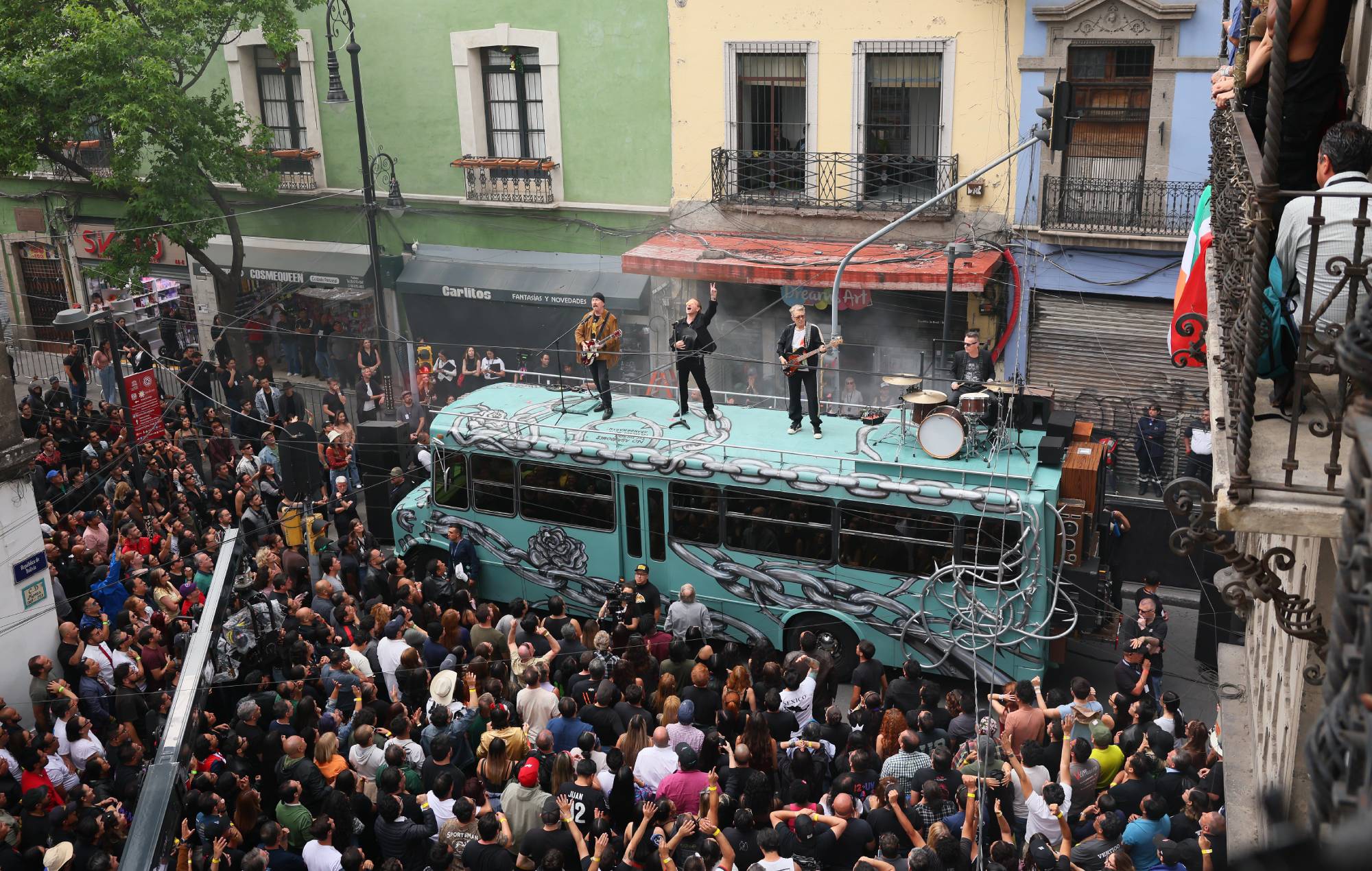 Watch U2 film video for upcoming single ‘Street Of Dreams’ on bus in Mexico City
