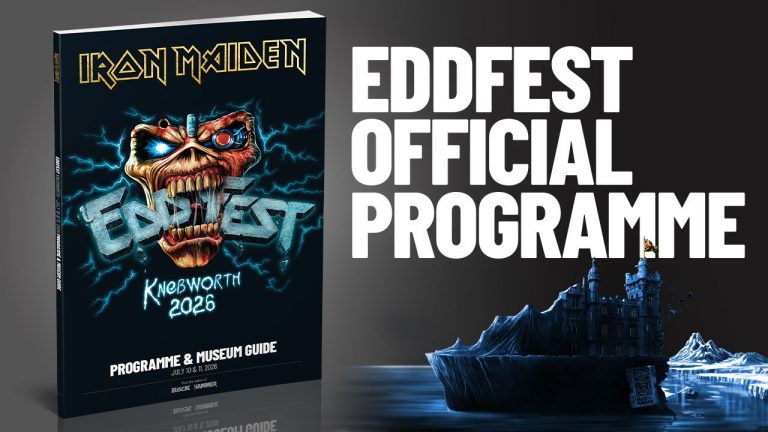 Iron Maiden fans! You can pre-order the official Eddfest programme and museum guide only through the Metal Hammer and Classic Rock online store