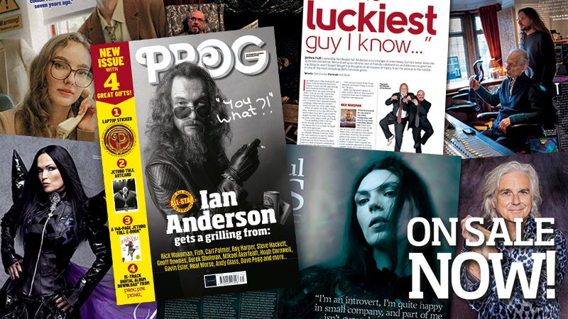 Jethro Tull’s Ian Anderson is on the cover of the new, gift-packed issue of Prog, on sale now!