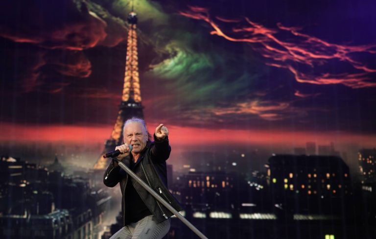 Iron Maiden enforce phone-free standing area at Paris arena show