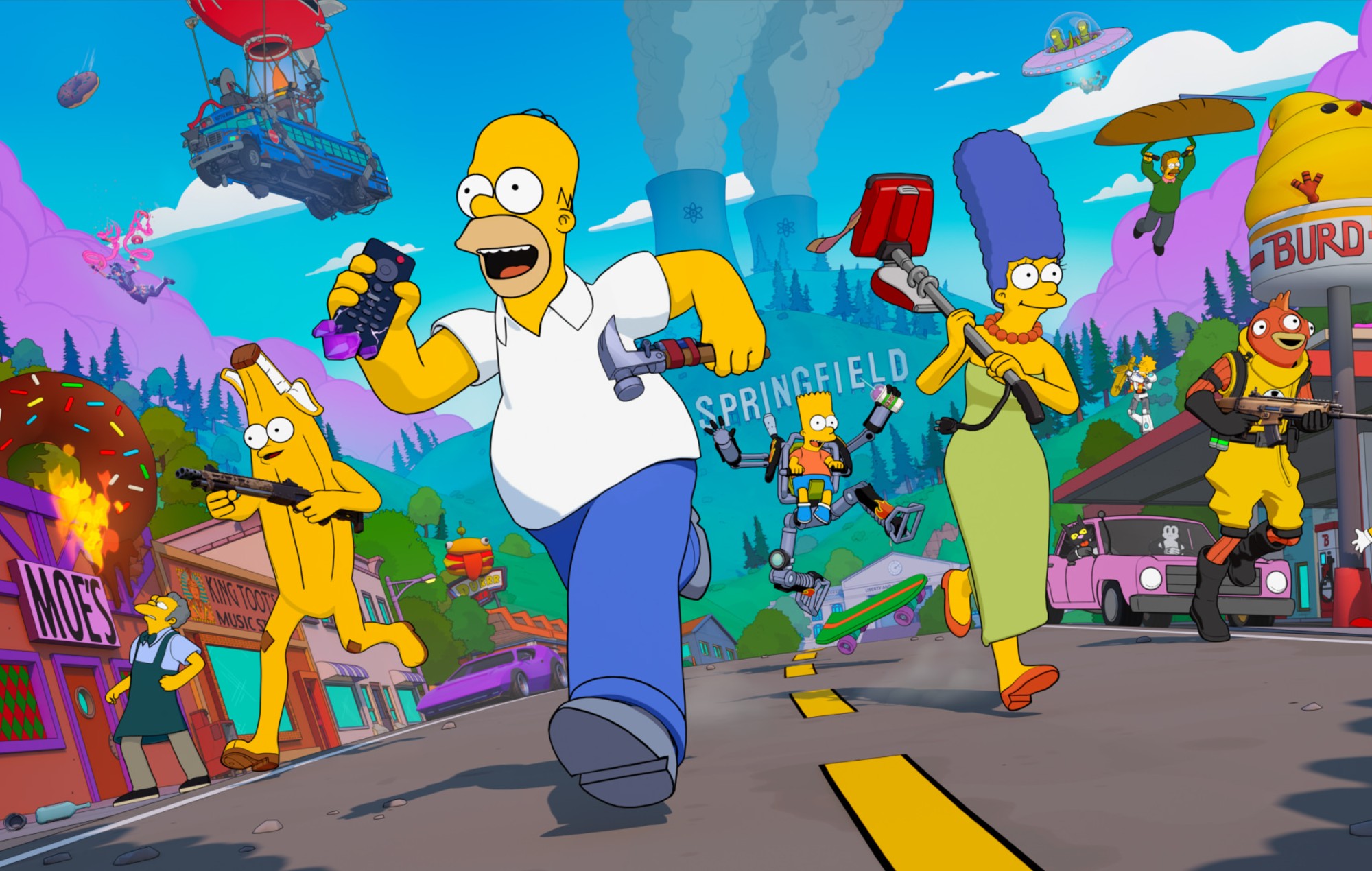 ‘The Simpsons’ ‘Fortnite’ collab attracted more than 80million players