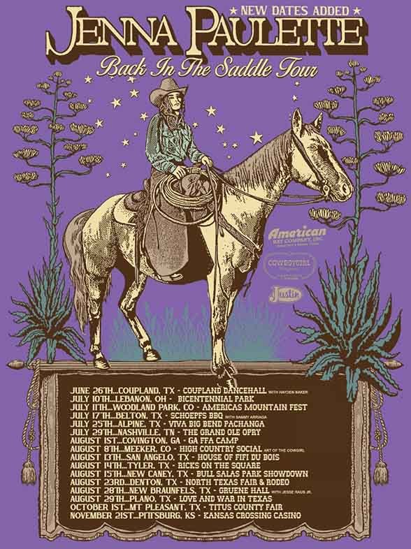 Jenna Paulette Expands ‘Back In The Saddle Tour’