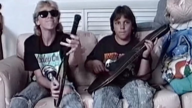 Two kids made their own Metallica video in 1989 and thinking about it, we’re grateful we didn’t have a camcorder then