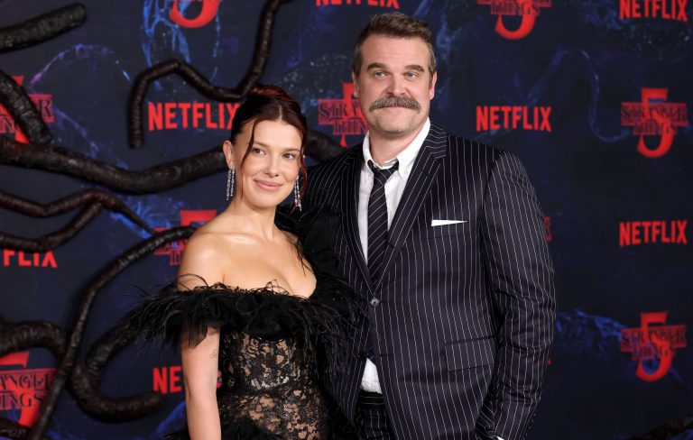 David Harbour says he and Millie Bobby Brown “still adore each other” after harassment allegations as they both speak out