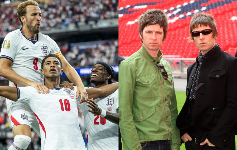 Watch the emotional moment they play Oasis’ ‘Wonderwall’ after England’s World Cup victory against Croatia